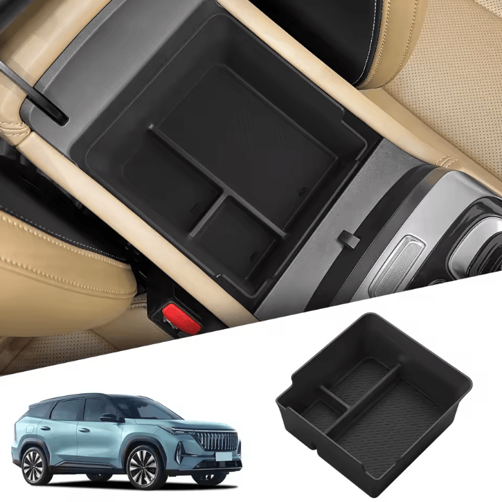 SMABEE Geely Boyue L Center Console Organizer ABS Car Armrest Storage Tray for Starray 2025 Interior Accessories