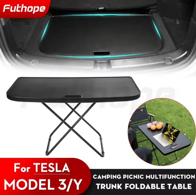 Tesla Vip Table Futhope Tesla Model Y Trunk Picnic Table Portable Tesla Trun | Inspire ...