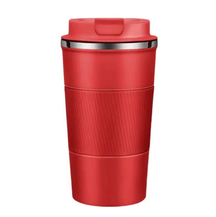 ThermoDrive Stainless Steel Travel Mug – Leakproof Insulated Coffee Cup for Car & Travel (380/510ML)
