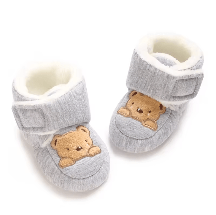 SnowSoft Baby Snow Boots First Walker Shoes – Cozy Infant Winter Booties with Soft Sole for Newborns