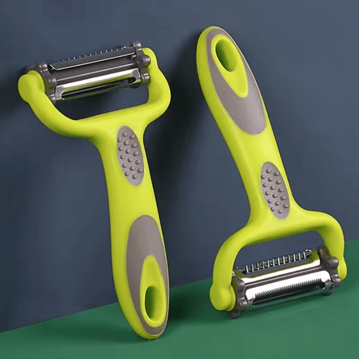 3-in-1 Rotary Vegetable Peeler – Multifunction Julienne Cutter & Fruit Slicer