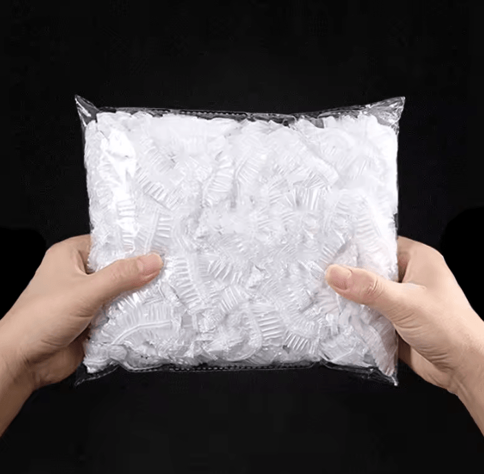 100PCS Disposable Elastic Food Covers – Stretchable Cling Film Bowl Covers for Fresh Food Storage