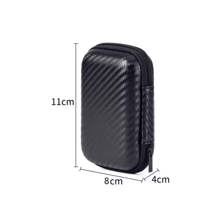 Portable EVA Storage Organizer Case – Hard Shell Zipper Pouch for Cables, Chargers & Gadgets