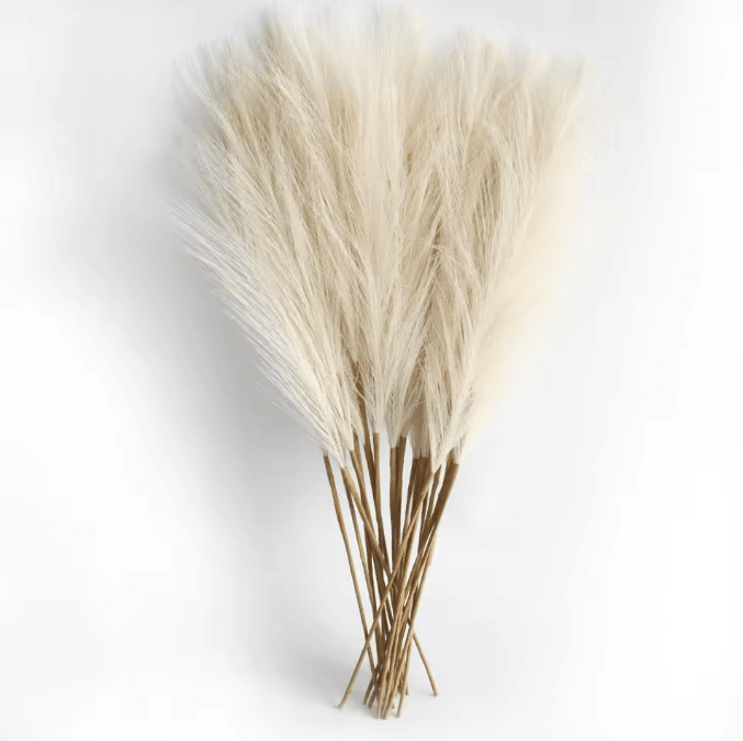 Boho Artificial Pampas Grass Decor Set for Elegant Home & Event Styling