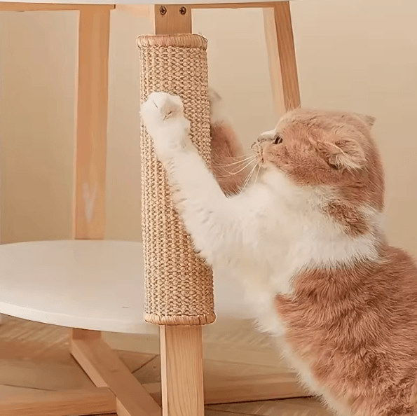 Natural Sisal Cat Scratching Mat - Durable Floor Scratch Pad & Furniture Protector