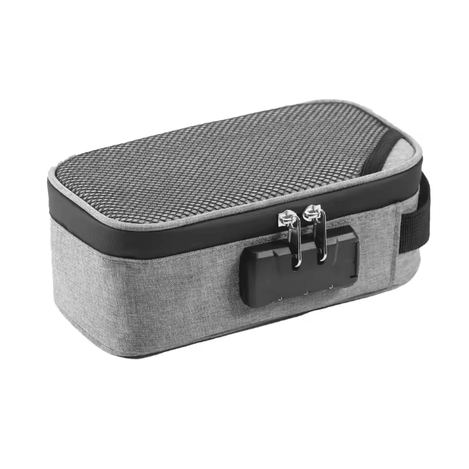 Large Capacity Smell Proof Bag with Lock - Activated Carbon Odor-Proof Travel Storage Case