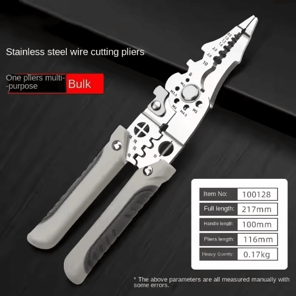 Multi-Functional Electrician Wire Stripping Pliers – Precision Cutting & Splitting Tool