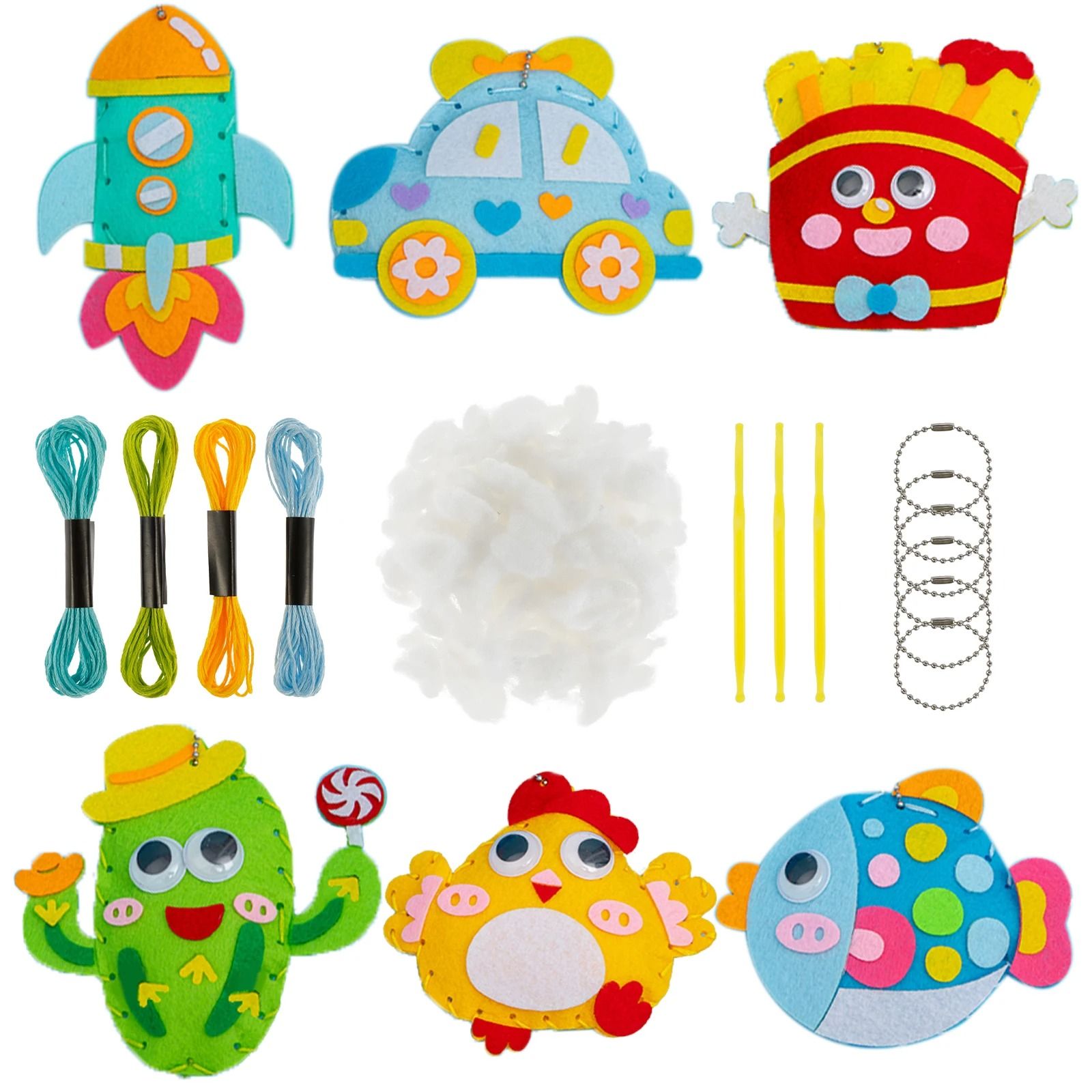Kids Animal Sewing Craft Kit for Beginners