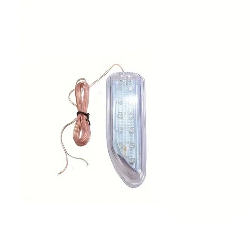 Universal Double Row Amber LED Side Mirror Turn Signal Light Set 2 Pieces