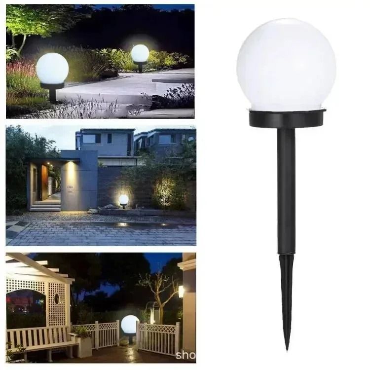 Solar Powered LED Bulb Garden Light Waterproof Outdoor Hanging Landscape Lamp
