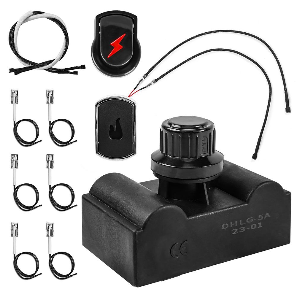 Universal Gas Grill Electronic Ignition Module Kit Replacement for CharBroil Systems