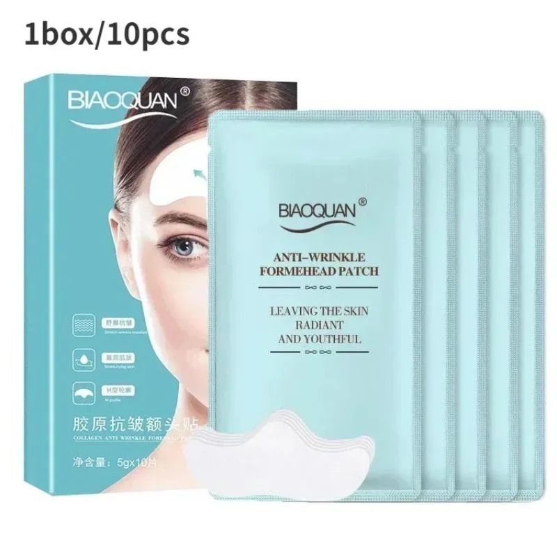 Anti Wrinkle Forehead Line Removal Gel Patch and Frown Treatment Stickers