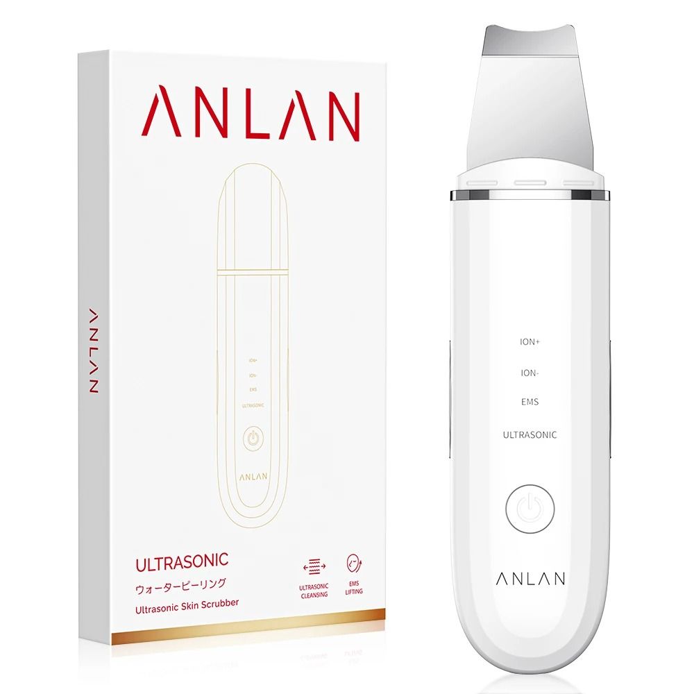 Ultrasonic Deep Pore Cleansing Spatula and Skin Exfoliation Scrubber