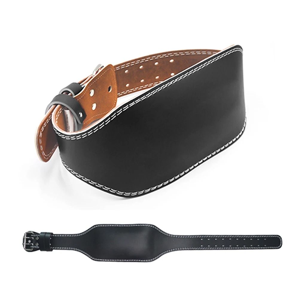 Premium Adjustable Leather Weightlifting Belt and Lumbar Support