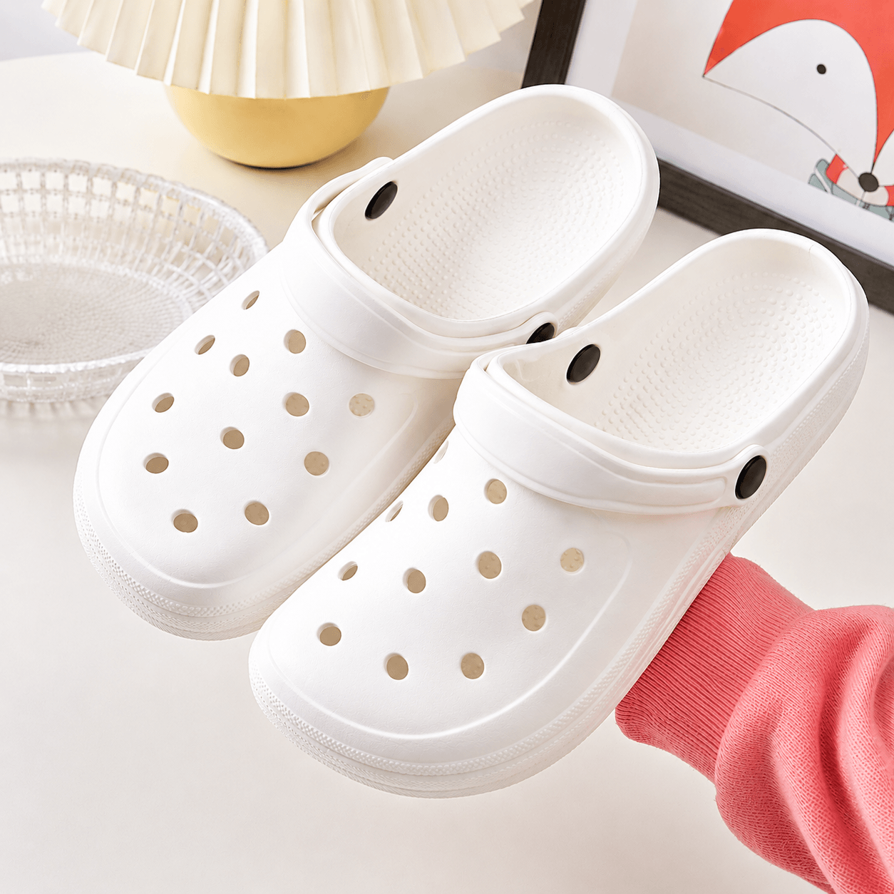 Unisex Summer Outdoor EVA Cave Shoes and Breathable Beach Slippers