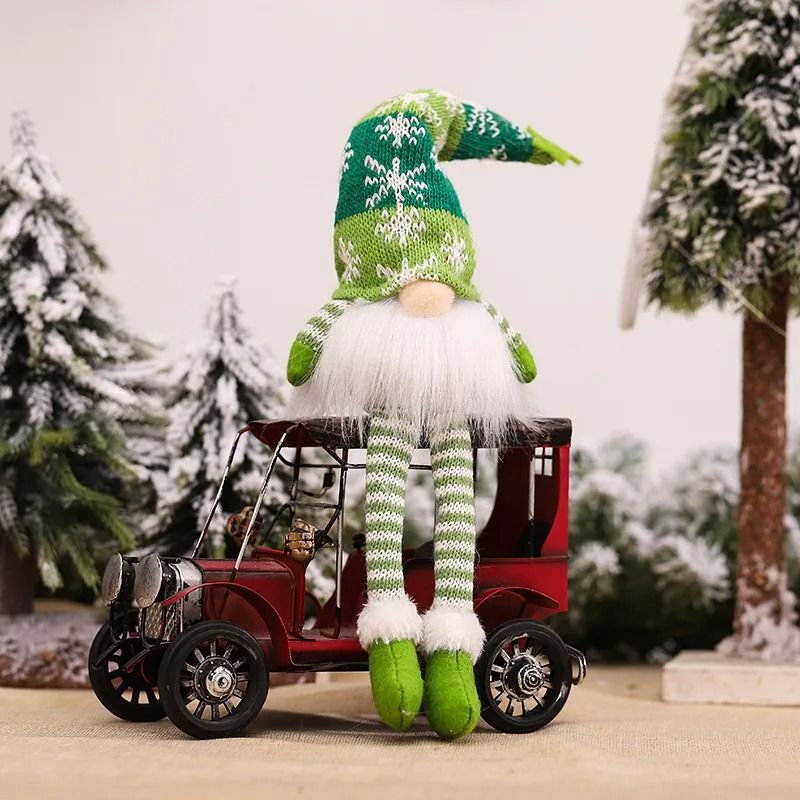 Glowing LED Faceless Gnome Doll (8 in / 12 in) – Lighted Christmas Plush Elf Ornament & New Year Holiday Gift