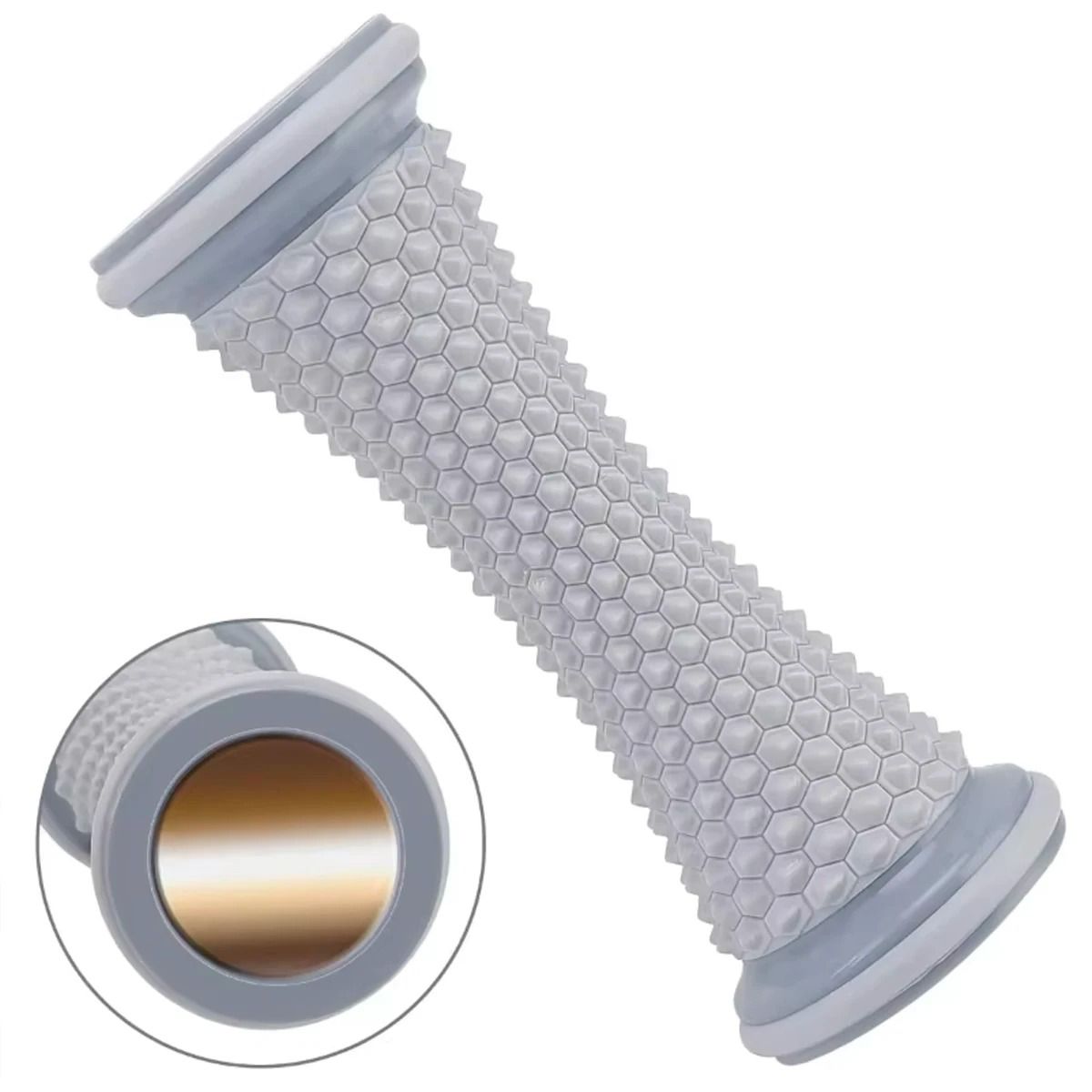 Foot Massage Roller and Yoga Spiky Ball Set for Plantar Fasciitis Relief