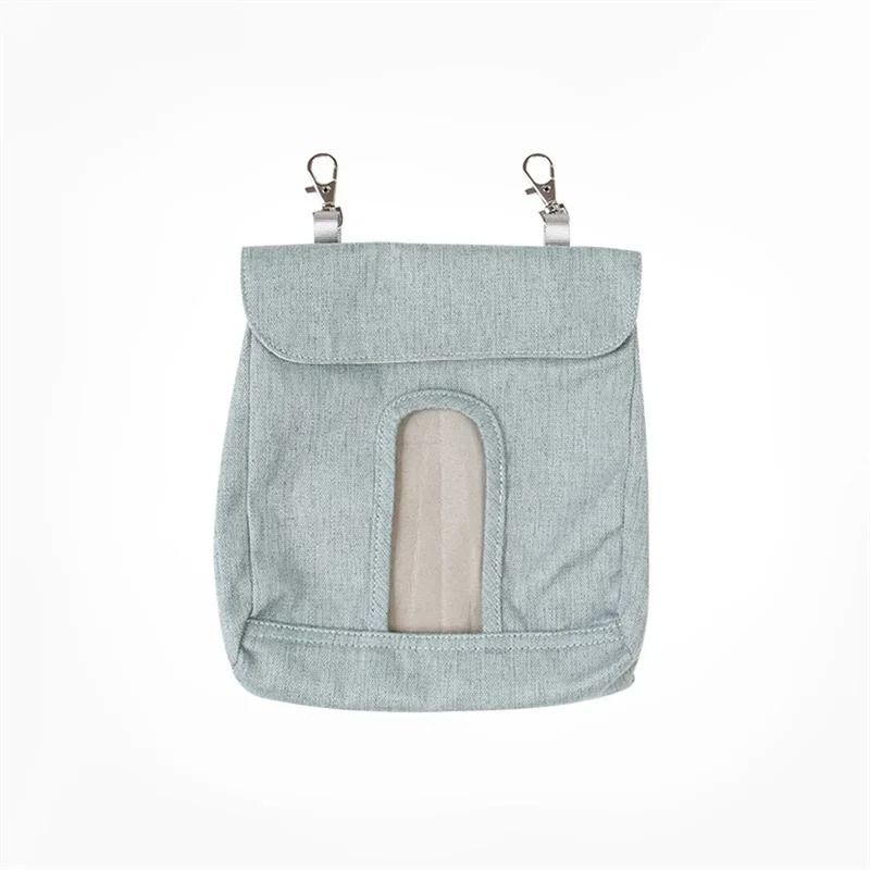 Hanging Hay Feeder Bag Bite-Resistant Hay Storage Sack for Rabbits Guinea Pigs