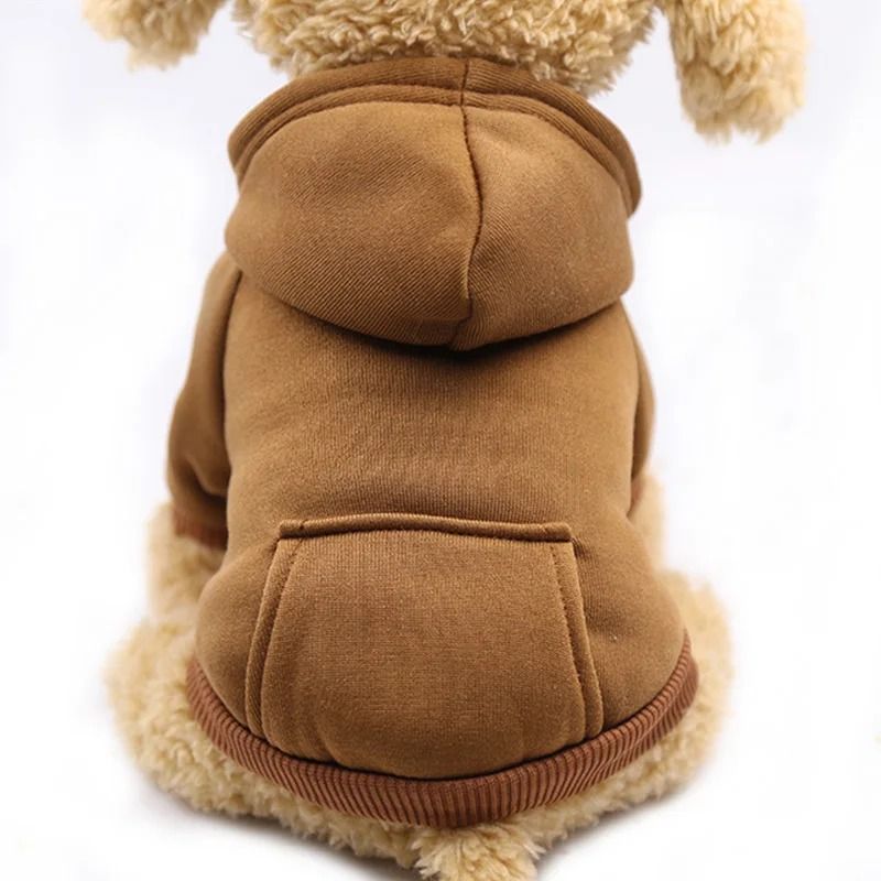 Warm Winter Dog Hoodie Fleece Pet Clothes Coat Sweater for Small Medium Large Dogs