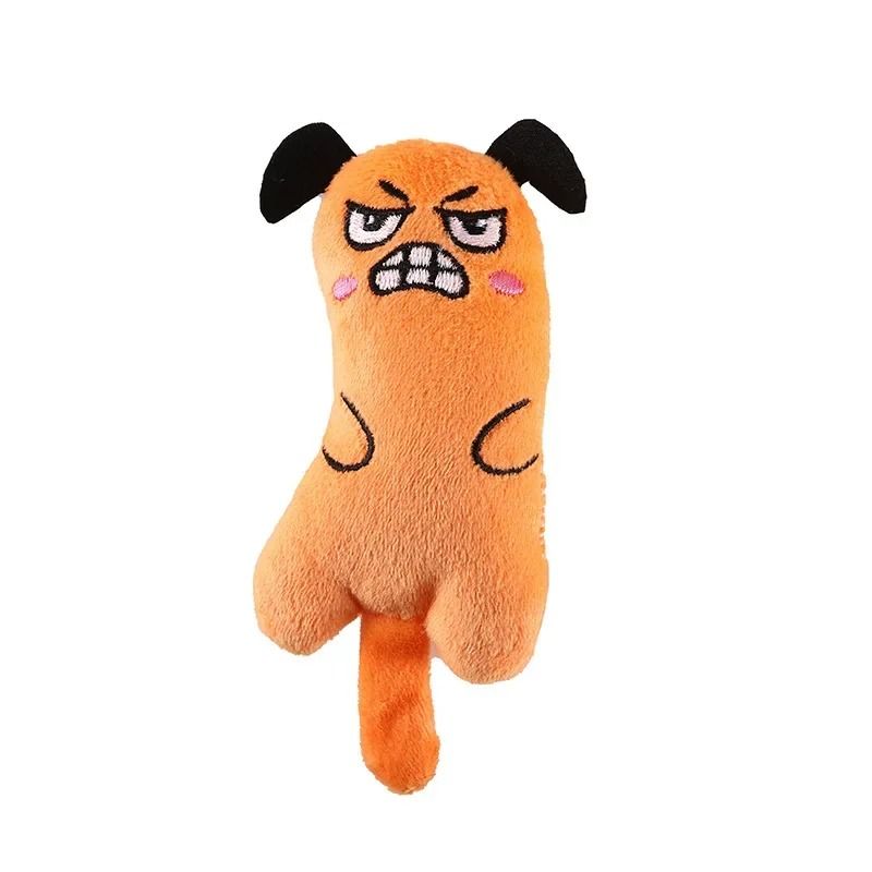 Cute Plush Catnip Cat Toy Mini Teeth Grinding Interactive Kitten Chew Toy