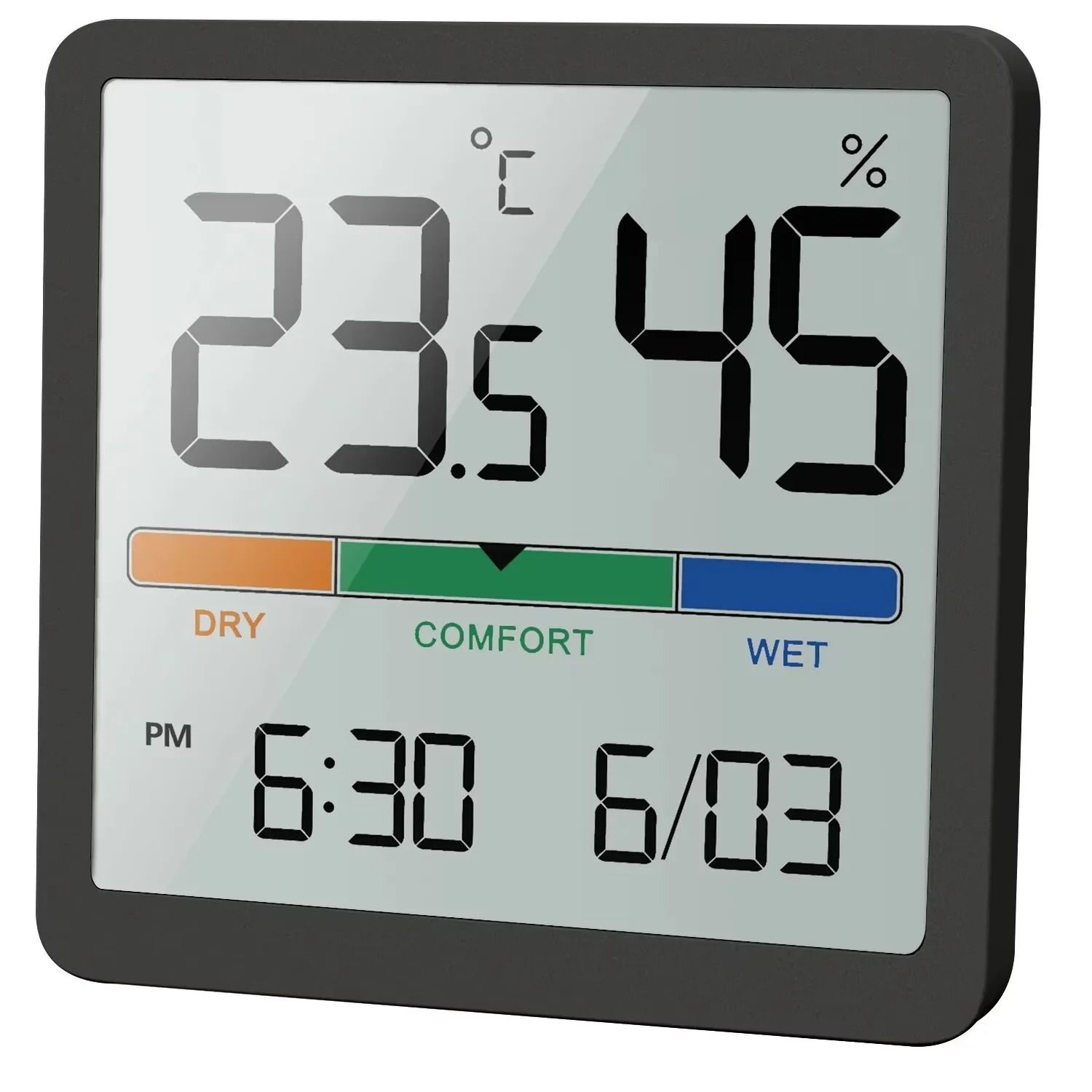 Foldable Digital Food Thermometer and Indoor Room Hygrometer Temperature Sensor