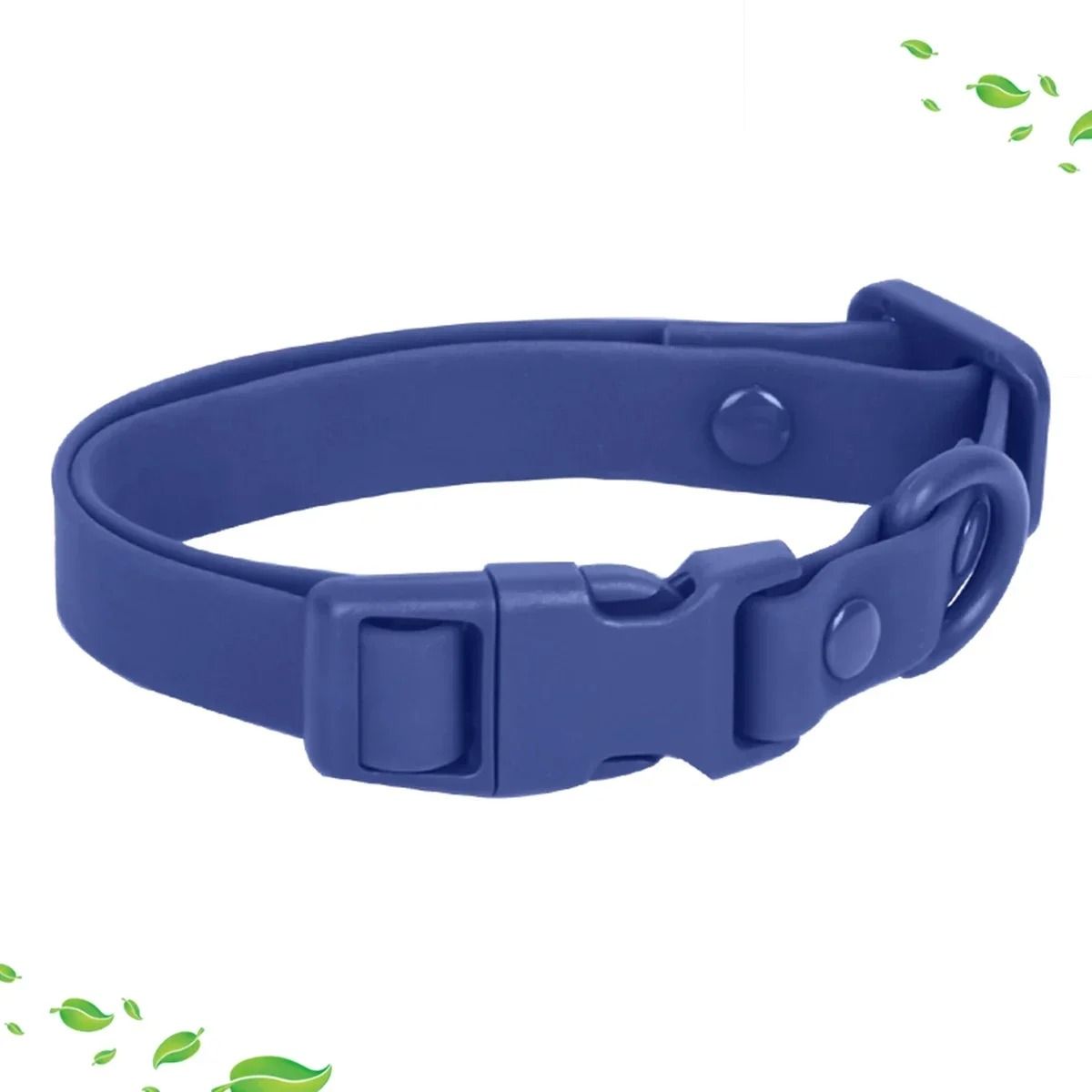 Waterproof Dirt Resistant PVC Coated Dog Collar in Macaron Pastel Colors