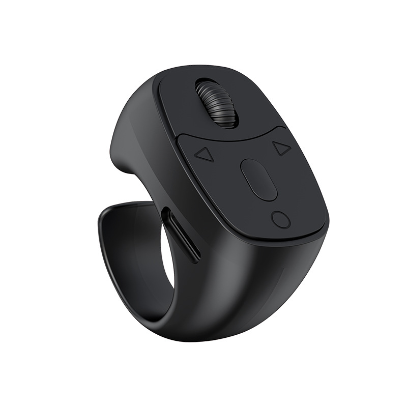 Bluetooth Ring Mouse Touch Remote Control Smart Wireless Mouse With Charging Case