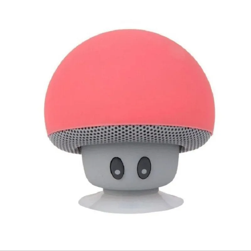 Mini Mushroom Bluetooth Speaker Portable Wireless Suction Cup Phone Speaker