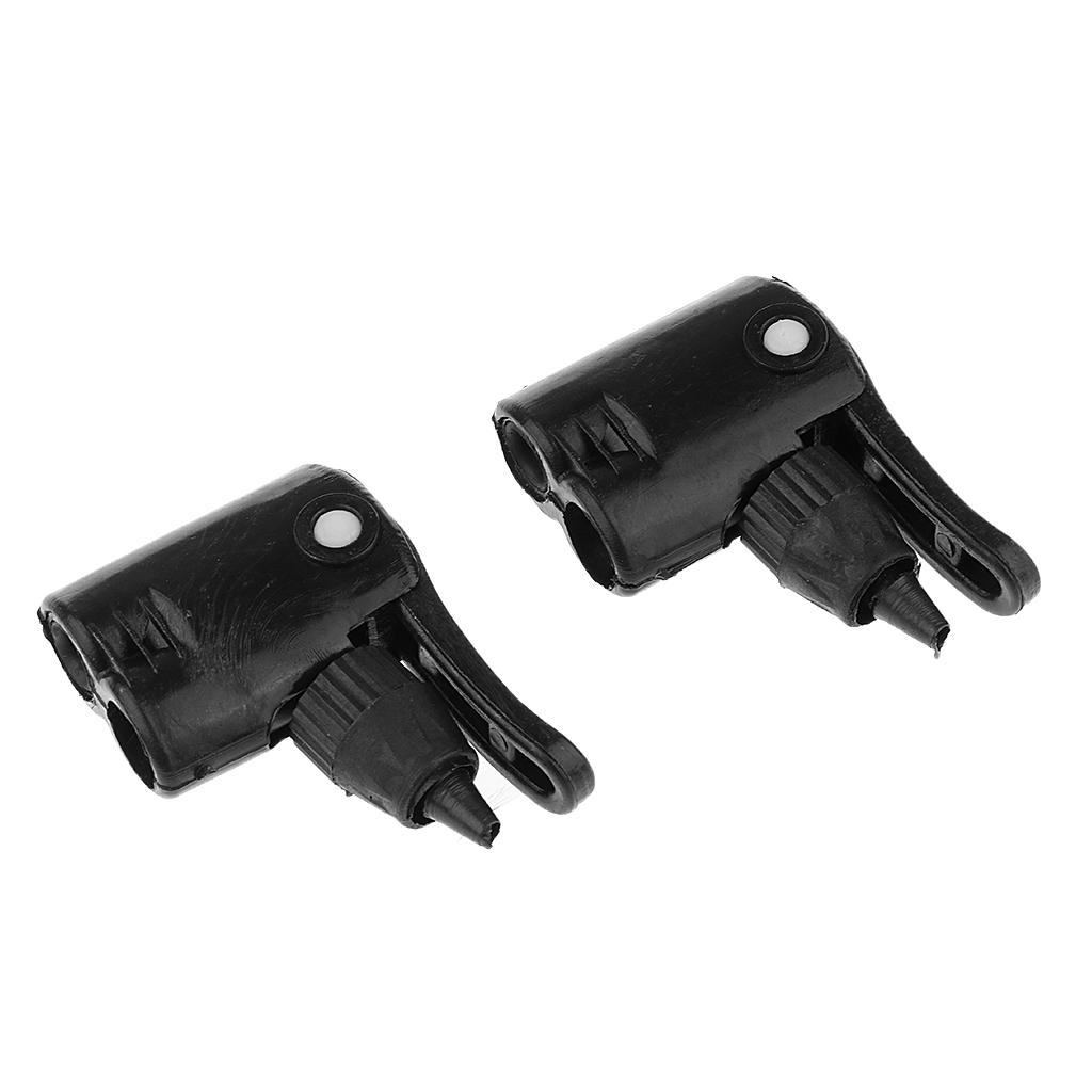 Portable Bike Pump Head and Bicycle Tire Inflator Valve Adapters