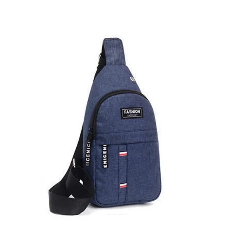 Men Waterproof Nylon Chest Bag Lightweight Crossbody Sling Bag for Travel and Daily Carry