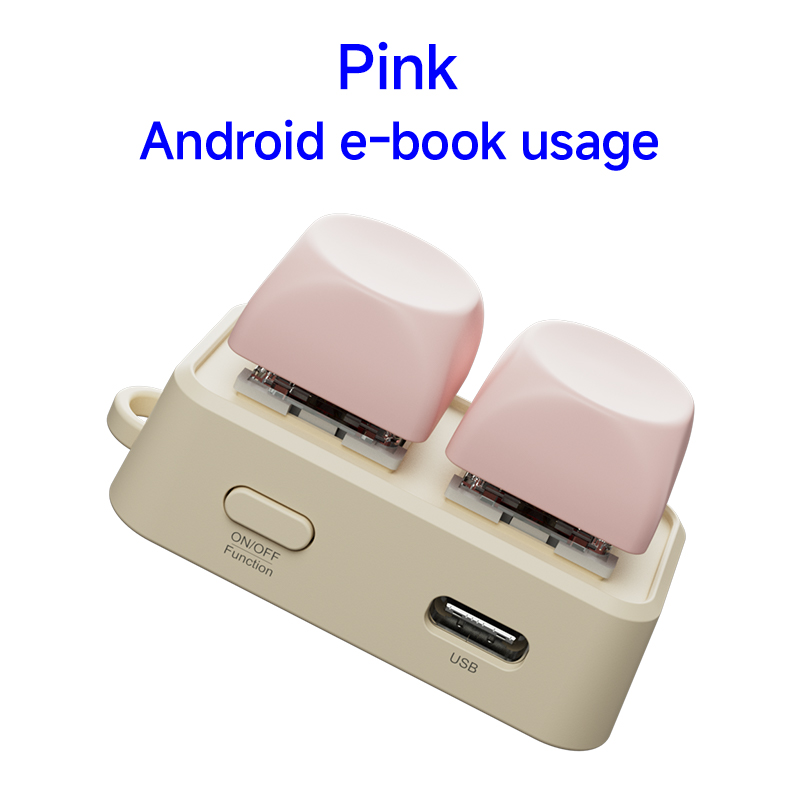 Mini Bluetooth Page Turner Wireless Book Reader Remote Mechanical Keyboard