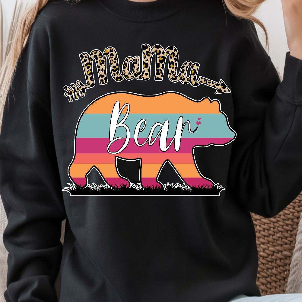 Mama Bear Shirt, Mama Bear T-Shirt, Mom Bear Shirt, Personalized Mama Tee