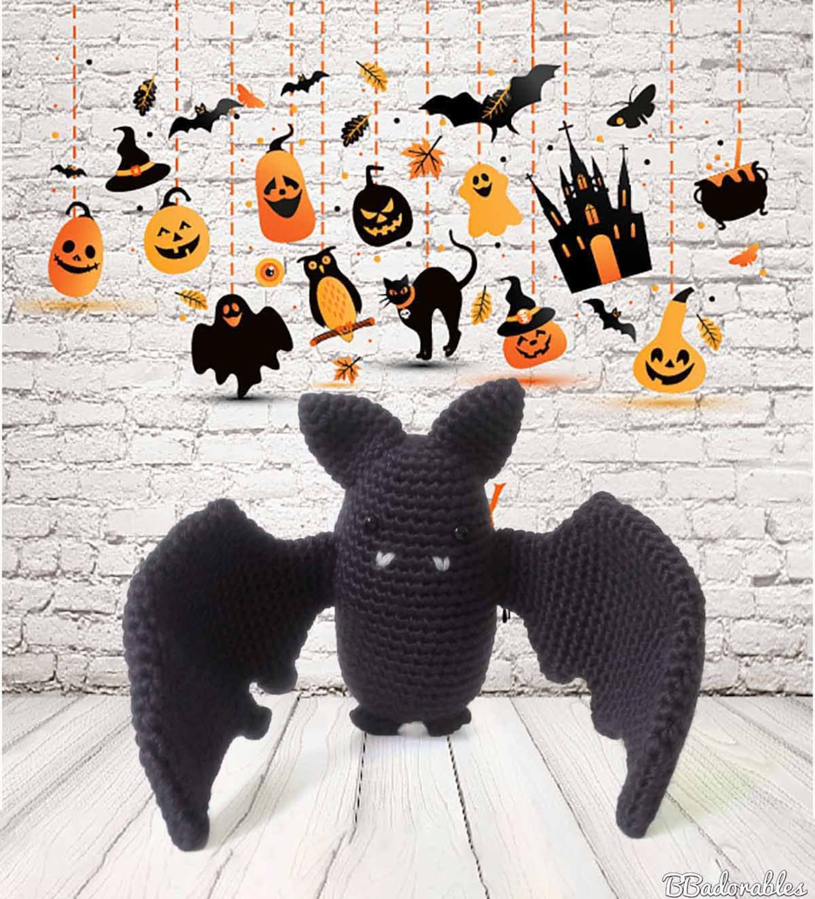 Bat - Crochet Pattern, PDF PATTERN instant download - by BBa - Inspire ...