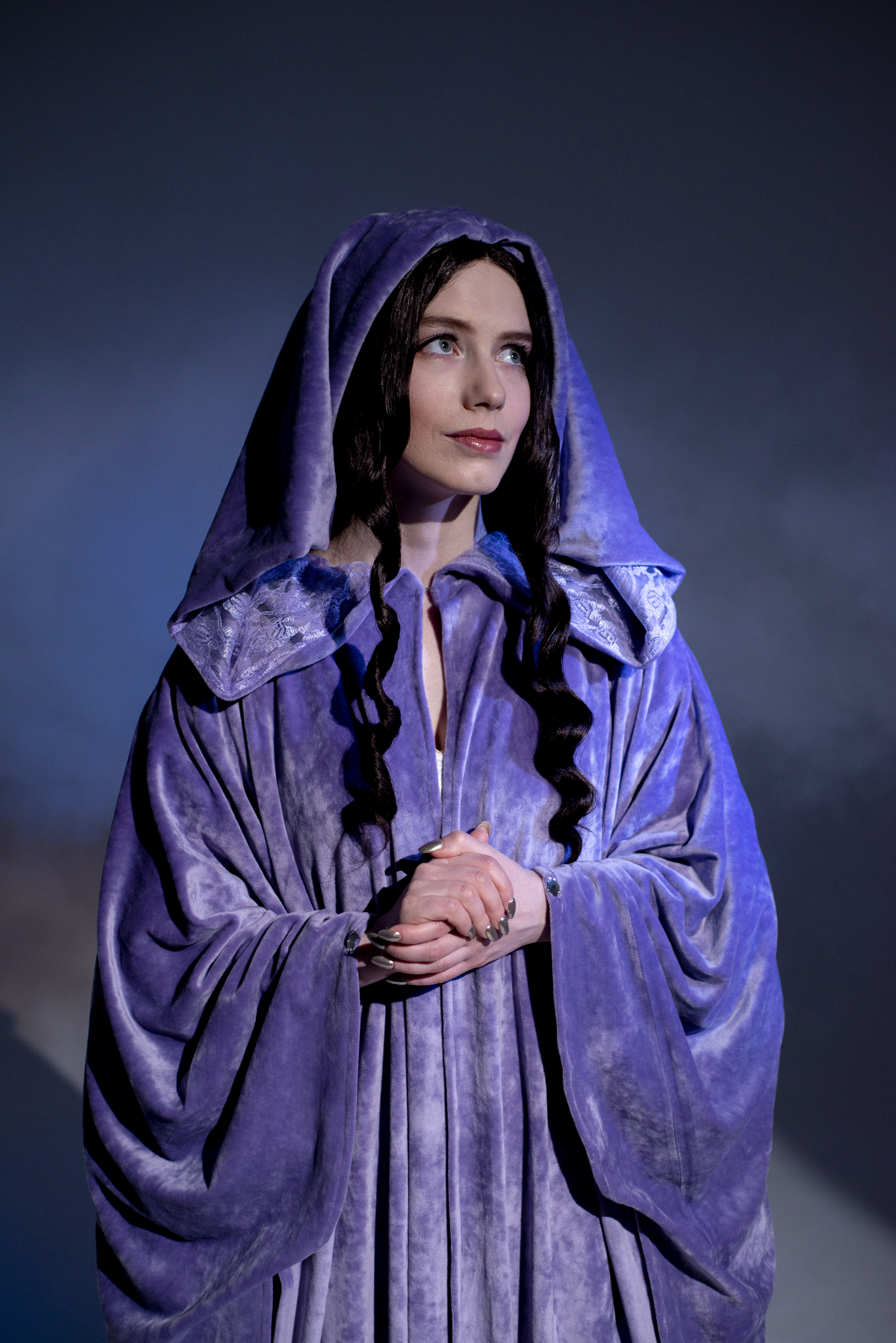 Arwen purple fantasy cape Lord of the Rings cosplay Inspire Uplift