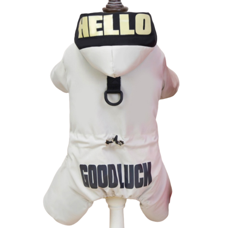 Waterproof Thicken Warm Dog Jumpsuit Winter Hooded Coat for Big Small Dogs Chihuahua Puppy Overalls Jacket