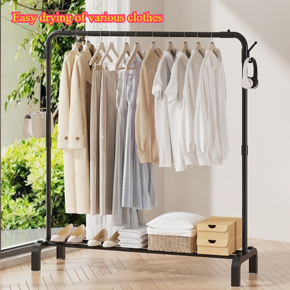 Metal Clothes Rack Detachable Floor Standing Storage | Inspire Uplift
