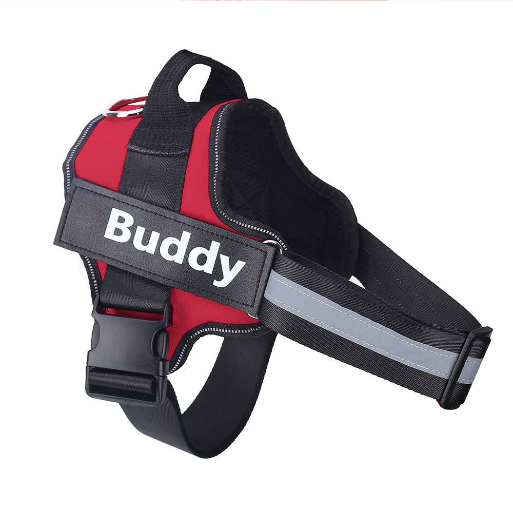 Reflective Personalized Dog Harness No Pull Breathable Pet Vest for Small Large Dogs Outdoor Training Accessories