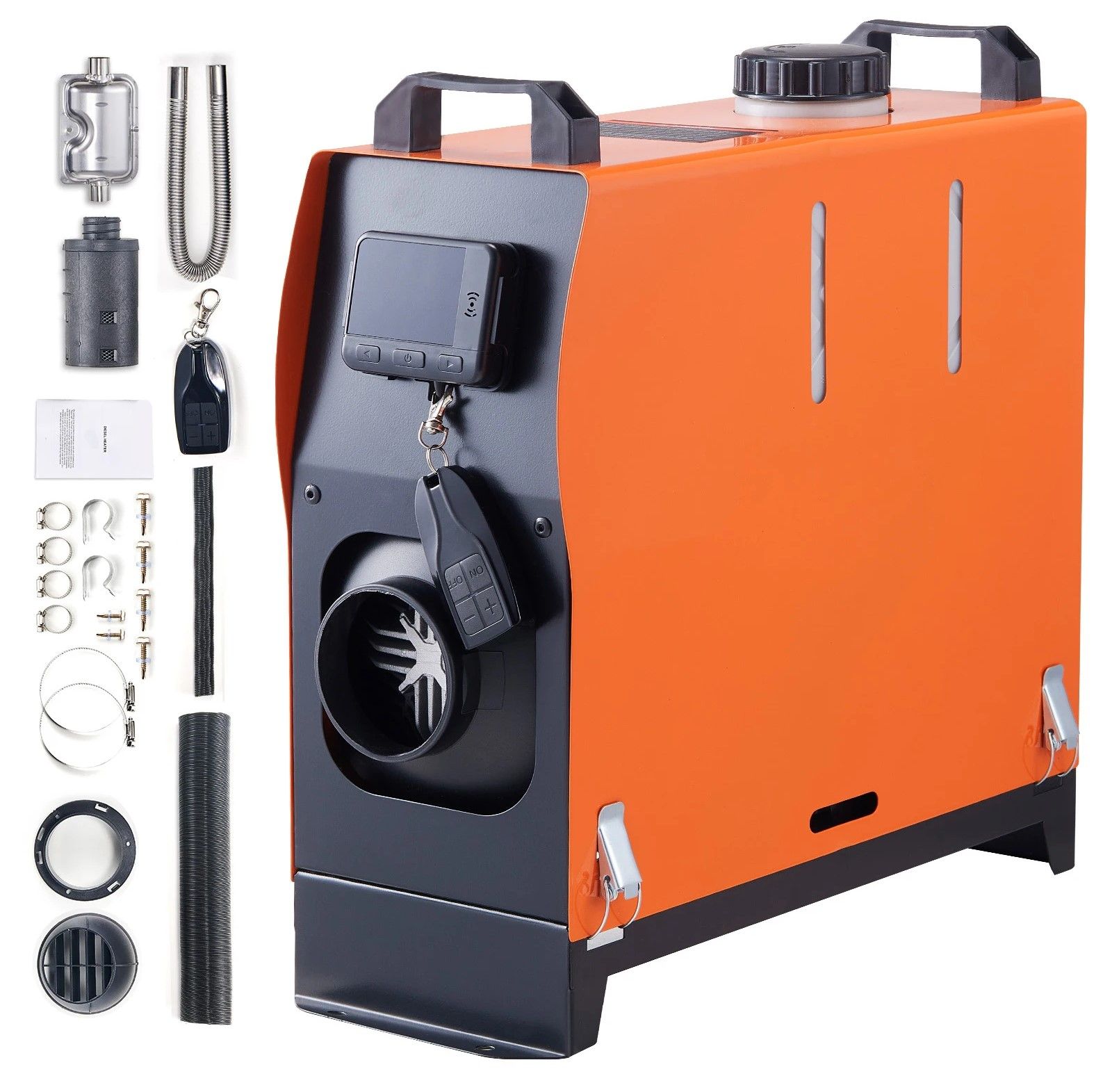 Diesel Heater Car Heater with LCD Switch Silencer for Car Truck RV Parking Diesel Heater