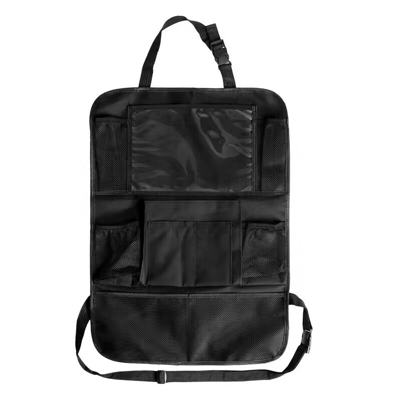 Car Back Seat Organizer for Kids, Multifunctional Oxford Fabric Storage Bag with Tablet Holder and Seat Protector