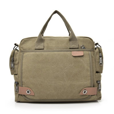 Brand Men Crossbody Bag Canvas Messenger Bag for Travel Casual Large Handbag