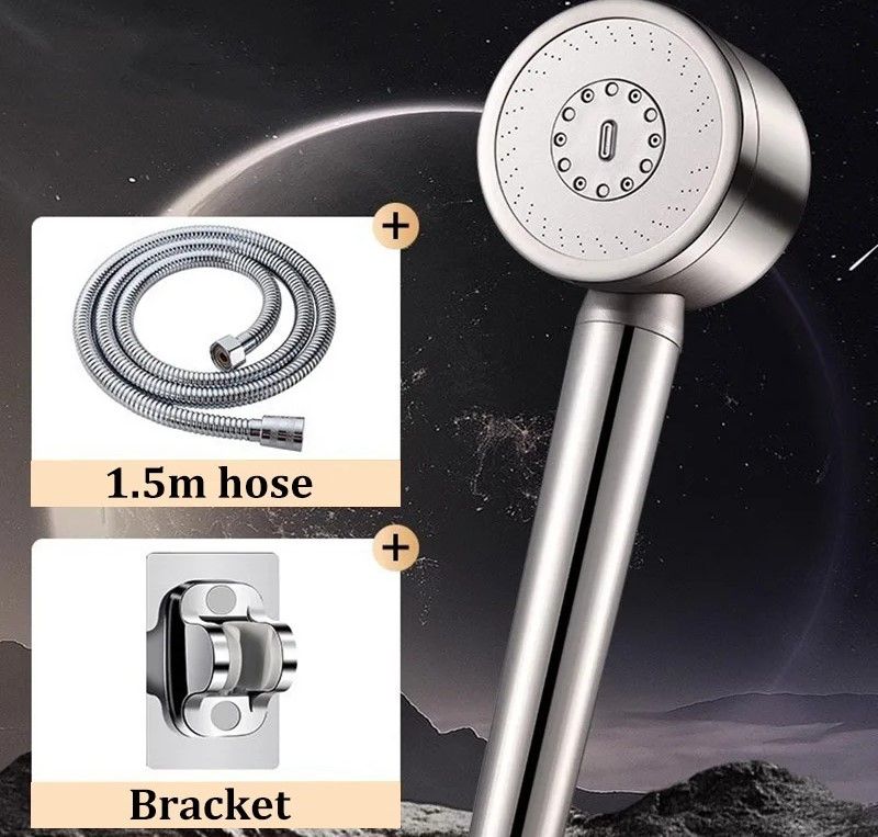 High Quality Stainless Steel Shower Head Set Boost Filter Large Water Volume Handheld Bathroom Shower Head