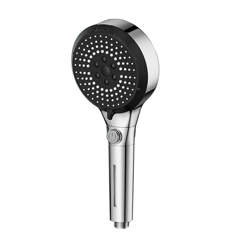 Multifunctional Six-Speed Shower Head Enhanced Booster Adjustable Shower Head for Household Bathroom Use