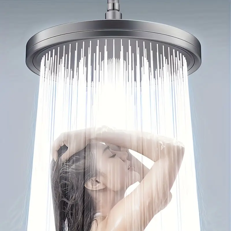 New Large Panel Shower Head Modes High Pressure Rain | Inspire Uplift