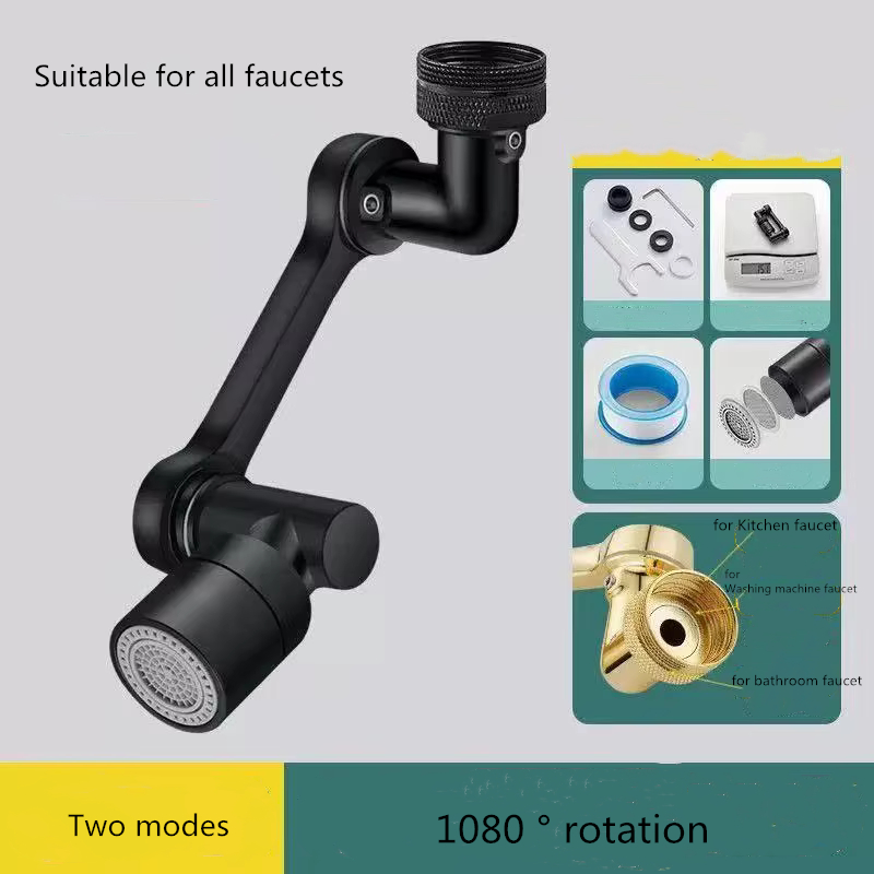 Universal Metal Faucet Aerator Bubbler Nozzle Kitchen Tap Sprayer Head Adaptor Washbasin Faucet Extender