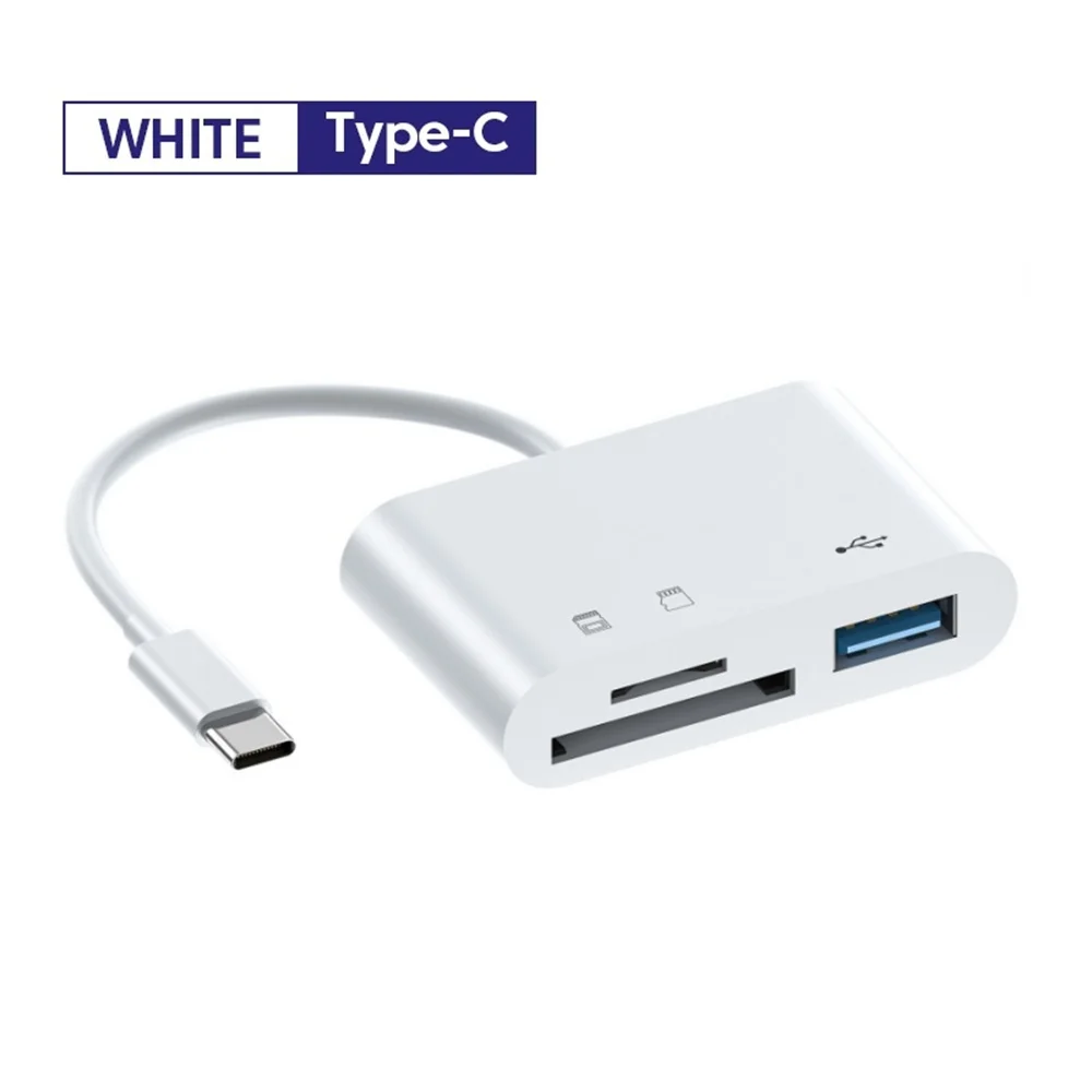 USB C Adapter Type C OTG Adapter Multi Port Memory Card Reader Converter