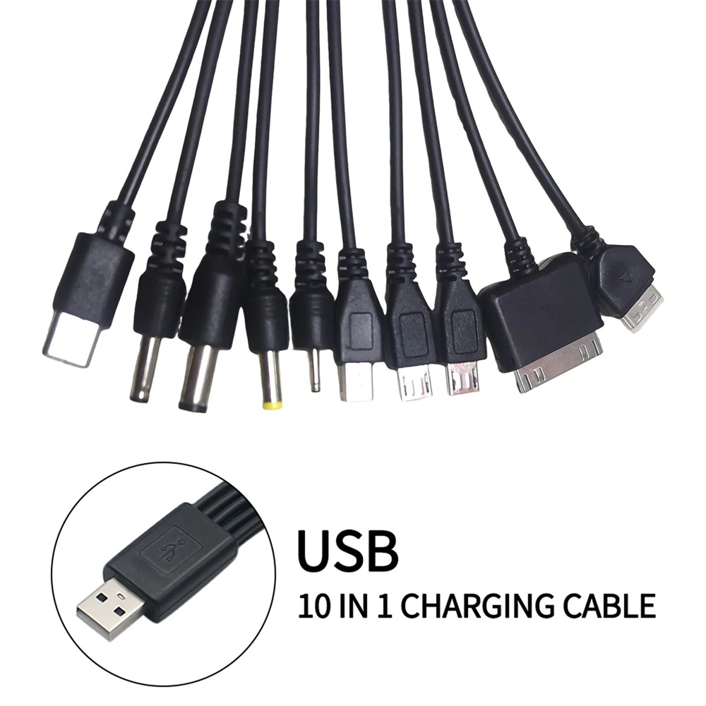 Multifunctional Universal USB Cable Charging Data Cord Phone Charger Wire