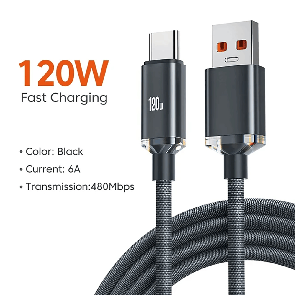 USB C Cable High Speed Data Transfer Charger Type C Super Fast Charging Cable USB A To USB C Quick Charge Wire