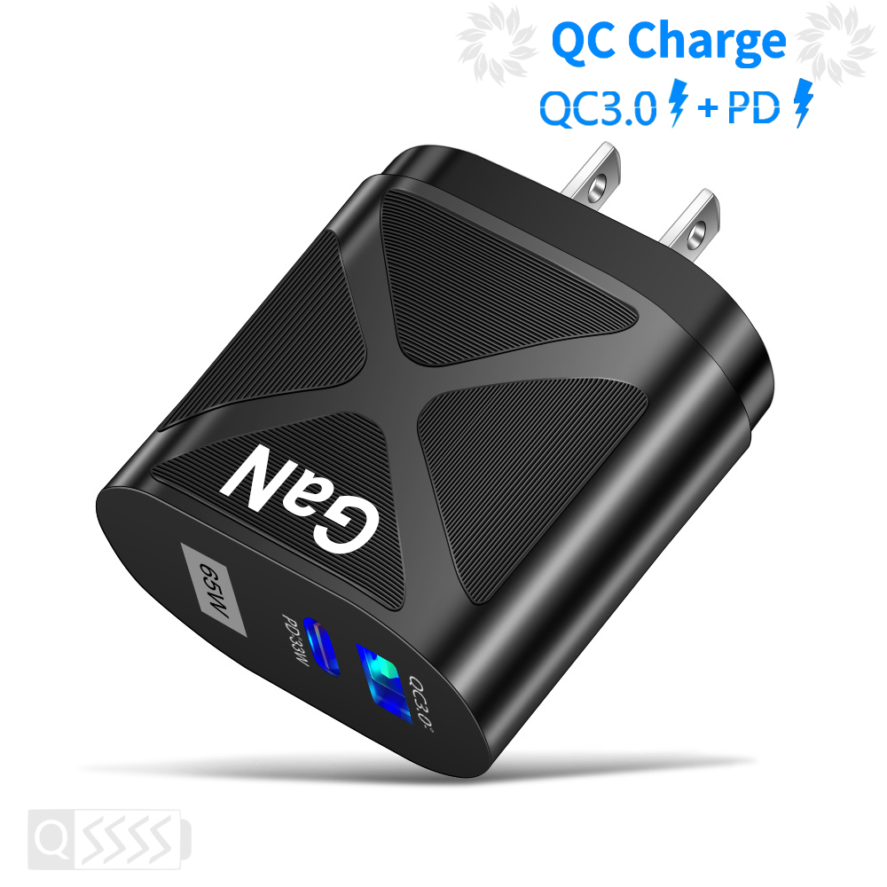 Fast Phone Charger Adapter PD GaN USB Charger Quick Charge Type C Wall Charger