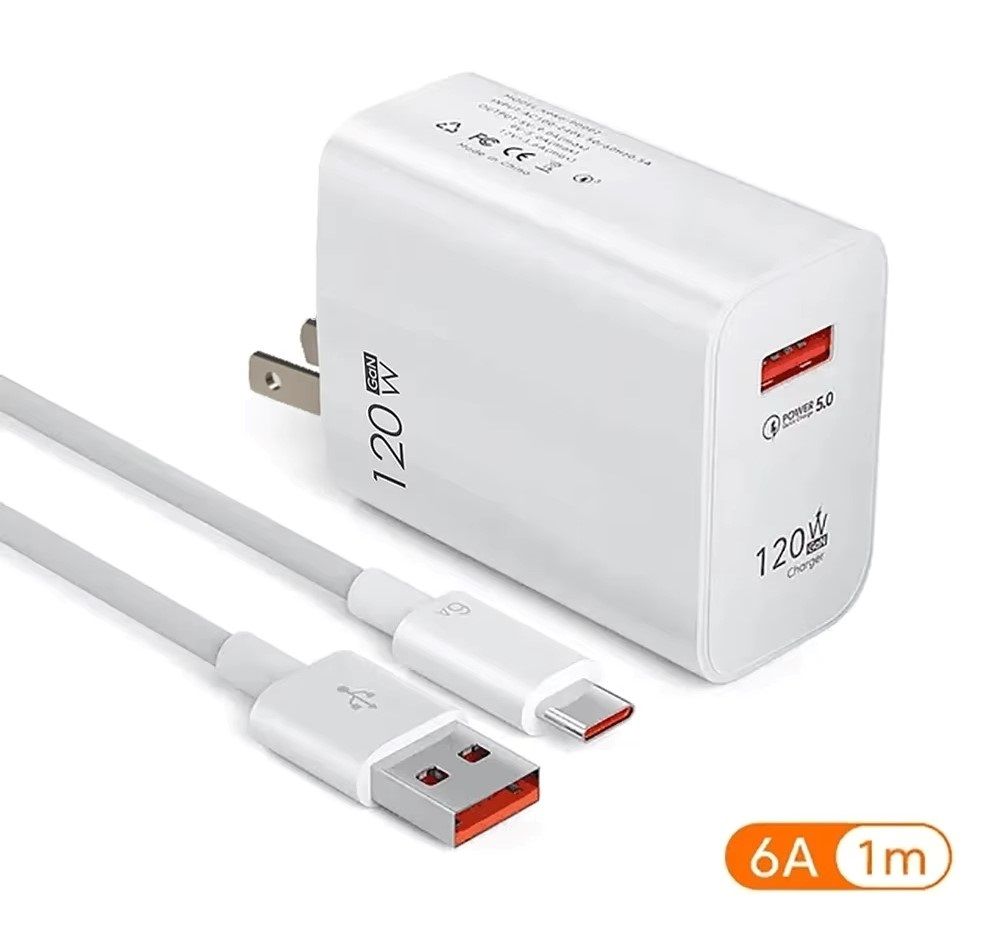 Fast Charging GaN USB Charger Quick Charge Type C Phone Adapter