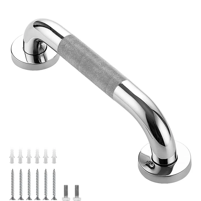 Stainless Steel Handrail Grab Bar Anti Slip Safety Support Handle Bathroom Towel Rack for Shower Tub Toilet